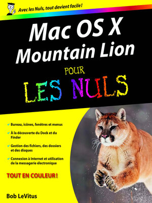 cover image of Mac OS X Mountain Lion Pour les Nuls